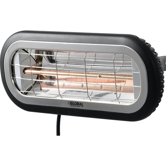 Global Industrial Infrared Patio Heater Wall Or Ceiling Mount Low Glare 1500W