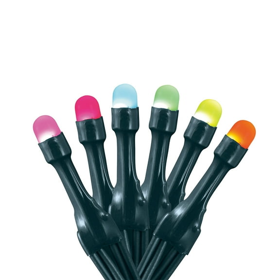 Home Heritage Luminations Christmas Holiday Party Lights, Twinkly App Control, 7' String of Icicle Style, 50 RGB LEDs