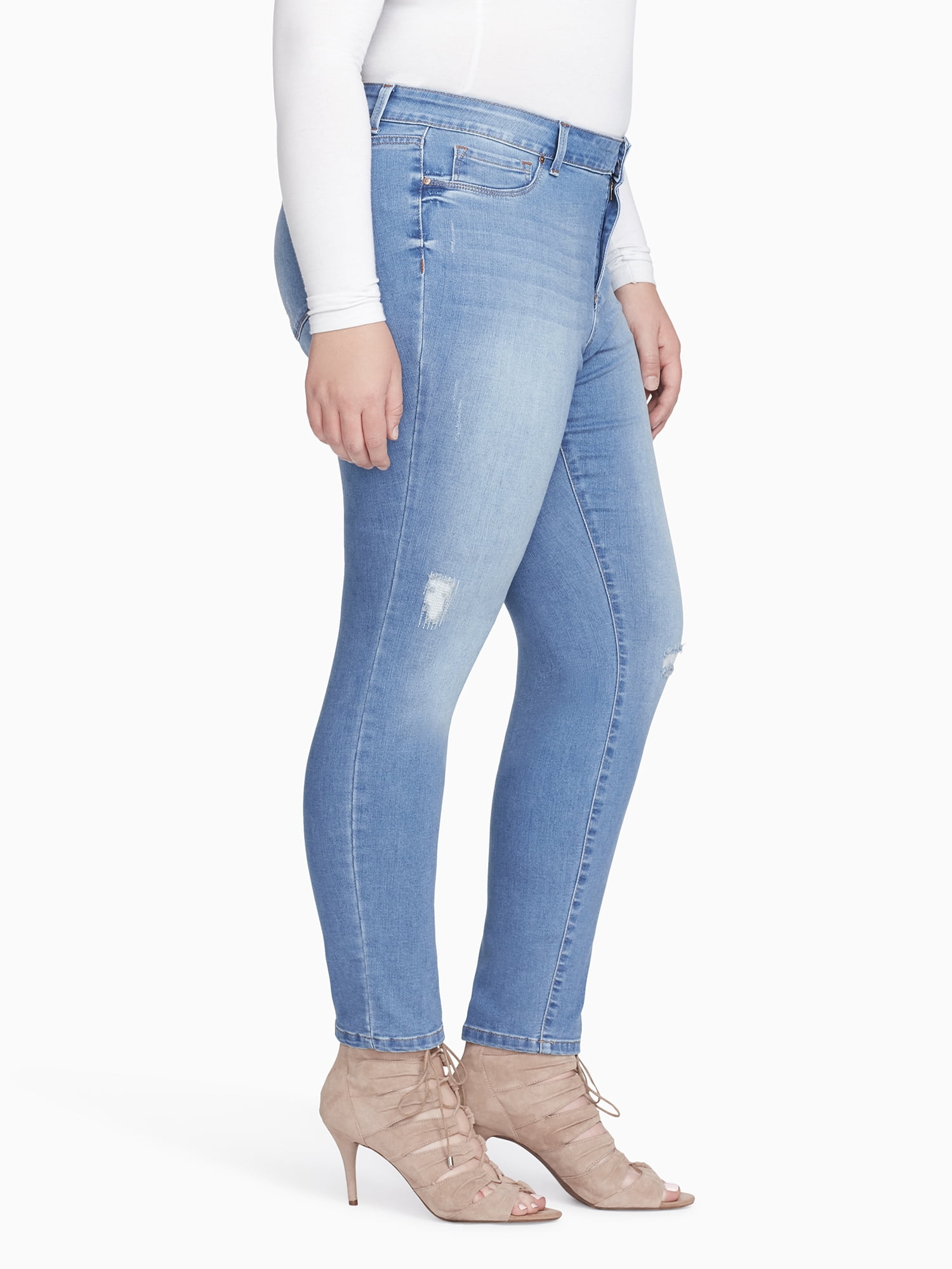 Jessica Simpson Women's JD KISS ME SUPER SKNNY AVG PNT PLS-RAMON