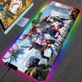 thumbnail image 1 of RGB Mouse Pad Anime PC Gamer Computer Keyboard Desk Mat Cartoon Marvell Table Gaming Accessories Tapis De Souris Large Mausepad, 1 of 7