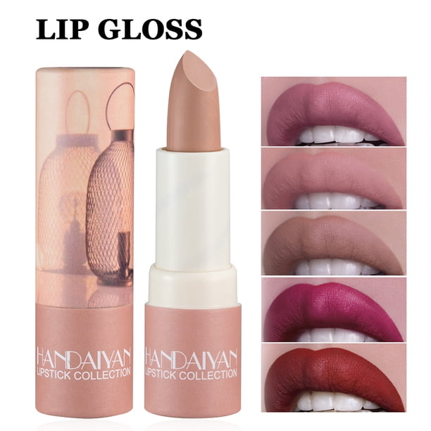 8 colores Lip Stain Impermeable Nude Matte Velvet Lip Gloss Larga duración No se desvanece
