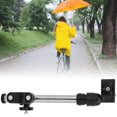 thumbnail image 5 of Soporte de sombrilla de bicicleta - Soporte de soporte de sombrilla de sombrilla de bicicleta de acero inoxidable grueso plateado Accesorio de soporte de montaje de bicicleta de bicicleta(1), 5 of 5