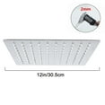 thumbnail image 5 of Rain Shower Round / Square Built-in Shower Head Stainless Steel, 5 of 5