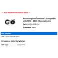 thumbnail image 2 of Accessory Belt Tensioner - Compatible with 1996 - 2005 Chevy Astro 1997 1998 1999 2000 2001 2002 2003 2004, 2 of 2