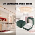 thumbnail image 5 of Unique Bargains 1Pc Earrings Box Jewelry Display Stand Earrings Organizer Case Plastic Gift Box for Wedding Green, 5 of 7