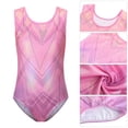 thumbnail image 4 of Baywell Gymnastics Leotards for Girls Sparkly One-Piece Pro Kids Unitard Biketards Pink 5-14Y, 4 of 12