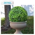 thumbnail image 5 of HeSLehs Paradise 8" Sempreverde Green Boxwood 6 Pieces Faux Leaf Indoor Outdoor Decor-Garden Backyard Decoration, 5 of 6