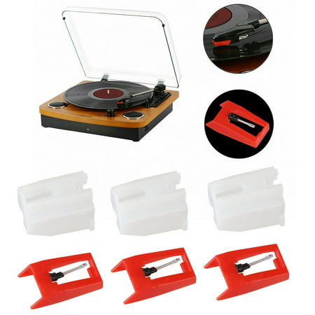EEEkit Diamond Stylus Replacement Phonograph Record Player Turntable Needle For LP Turntable Phonograph (3