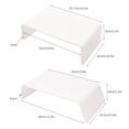 thumbnail image 2 of Riwcyla 2pcs Acrylic Monitor Stand Riser Universal Computer Desktop Ergonomic Laptop Stand Bracket Organizer for Desk Gamers Home Office Compatible with PC Laptop MacBook, 2 of 6