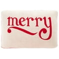 thumbnail image 3 of SAFAVIEH Be Merry Pillow, 16" x 24", Red, 3 of 6