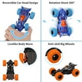 thumbnail image 4 of Babyltrl Pull Back Cars Toy Trucks,2 Pcs Friction Powered Cars for Kids,Four-Wheel Drive 360 Stunt Spinning Off-Road Vehicles,Toddler Car Toys for 3 4 5 6+ Year Old Boys Girls, 4 of 9