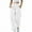 White, variant on yievot Women Sport Pants Solid Color Elastic High Waisted Sweatpant Comfy Trousers Lightweight Joggers Pants with Pockets