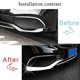 thumbnail image 4 of For E Class W213 2016-2019 Chrome Abs Front Bumper Plate Spoiler Spoilers Decorative Cover Trim, 4 of 5