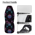 thumbnail image 5 of Uourmeti Polyester Universal Car Seat Covers for Automotive, Washable Stretch Seat Protector, Gradient Dreamcatcher Design, 5 of 7