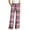 Multicolor E, variant on Kezqiaxn Trousers Pants for Women Checkered Elastic Waist Loose Pajama Bottoms Fall Pj Pants Fashion Clothing Multicolor E XL