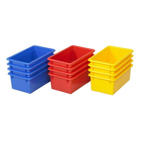 ECR4Kids Stack and Store Tub with No Lid (Set of 15)