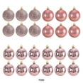 thumbnail image 3 of Toystoory 24x adornos de bolas de Navidad de amplia aplicación, decoración efectiva duradera y confiable para Navidad Kits de decoración para fiestas oro rosa, 3 of 6