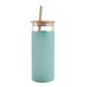 thumbnail image 1 of Silicona Alta Paja De Vidrio De Borosilicato Botella De Vidrio De Una Sola Capa 600Ml Taza De Té Con Tapa De Bambú Manga De Aislamiento De Paja Para Oficina Hogar 1Pcs Manga Vogacara HA026595-03, 1 of 6