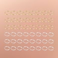 thumbnail image 1 of LOLIPPYY 500Pcs Metal Rings for Crafts Iron Material Assorted Colors Double Circle, 1 of 8