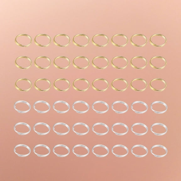 BESTYASH 500 Pieces Jewelry Findings , Round Design, Assorted Colors for Jewelry Making and Craft Projects