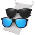 thumbnail image 3 of MEETSUN Gafas de sol polarizadas para mujeres y hombres de moda clásico retro estilo de diseñador moda protección UV400, 3 of 4