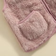 thumbnail image 6 of Blotona Toddler Baby Girls Boys Fleece Vest Coat Sleeveless Fall Winter Warm Vest Kids Sherpa Fleece Jacket Zipper Warm Sleeveless Outerwear, 6 of 7