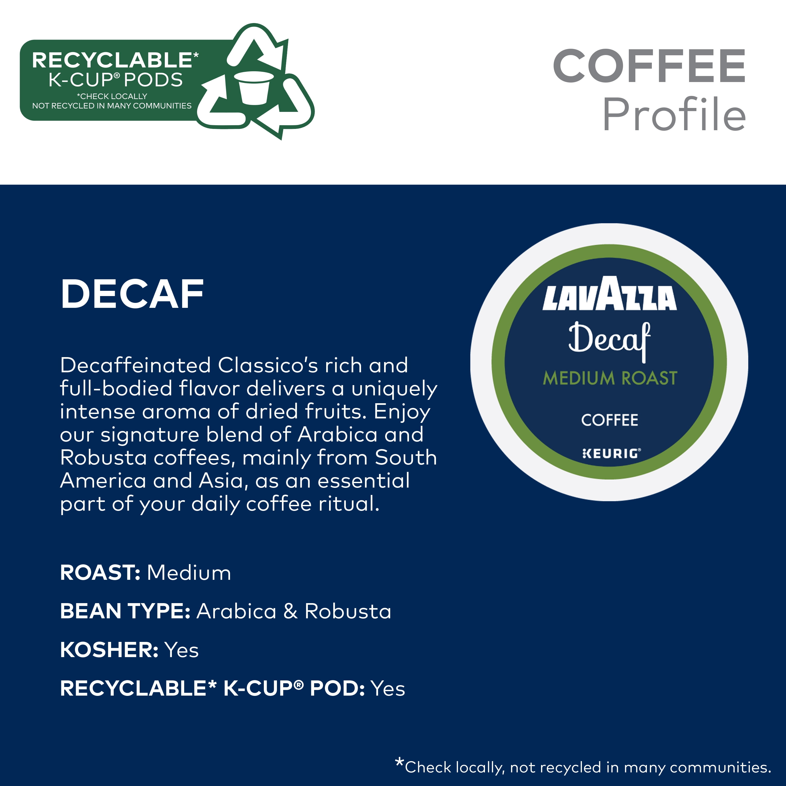 Lavazza Keurig® K-Cup® Variety Pack, Contains Light, Medium, and Extra Dark Roast (60 pods)
