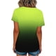 thumbnail image 5 of Tops para hombre, blusas y camisas de cuello redondo y manga corta para hombre, blusas y camisas casuales deportivas con estampado degradado divertido para hombre y mujer, blusas vintage de manga cort, 5 of 8