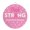 Pink, variant on Welcome Sign for Front Door,Pink Ribbon Round Metal Welcome Front Porch Decoration,Breast Cancer Awareness String Symbol Wall Hanging Sign for Living Room Kitchen Hallway Housewarming Gift 6''