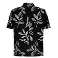 thumbnail image 6 of ZRGHAOYLQ Mens Button Down Hawaiian Shirts Short Sleeve Casual Tropical Floral Shirt Trendy Beach Holiday Shirts Plus Size Lapel Collar Tshirts, 6 of 6