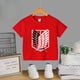 thumbnail image 5 of Camiseta de verano 100 % algodón para niños, camiseta para bebés, camiseta de manga corta con estampado creativo de calle para adolescentes, camiseta cómoda para niños, 5 of 5