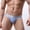 Light Blue, variant on TIHLMK Men's Underwear Under $10 Transparent See Through Shorts Hot Lip Print Underpants