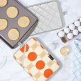 thumbnail image 5 of Yayeee Pot Holders Kitchen Heat Resistant with Pocket 7"x9.8" Cotton Oven Cooking Hot Pads, Orange Geometric Circles, 5 of 7