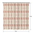 thumbnail image 5 of Waterproof Classic Bohemian Repeating Geometric Pattern Boho Shower Curtain 72x72 Inch Boho Style Polyester Unique Shower Curtain for Bathroom Hotel Home Decor with 12 Plastic Hooks, 5 of 5