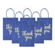 thumbnail image 2 of Bolsas de regalo DjinnGlory Thank You Paper, color azul marino, 9 x 14 x 8 cm, 100 unidades, 2 of 8