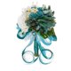 thumbnail image 1 of Artificial novia rosa margaritas celebración ramo seda cinta boda flores Sunnimix Flores de la boda, 1 of 8