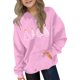 thumbnail image 4 of Sudadera con capucha para niñas y niños, sudadera de manga larga con cuello redondo y estampado de moda, jersey con bolsillo, sudadera de poliéster para niñas, 4 of 8
