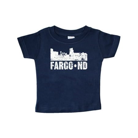 

Inktastic Fargo Skyline Grunge Gift Baby Boy or Baby Girl T-Shirt