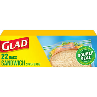 Glad Sandwich Bags With Fold Lock Top (100 Bags) 102649