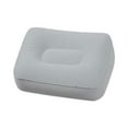 thumbnail image 3 of Rongfmy Inflatable Foot Pillow Cushion Flocked Foot Stool for Train Airplane Camping Gray, 3 of 9