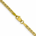 thumbnail image 5 of 10K Yellow Gold 2.4mm Flat Anchor Chain (24 X 2.4) Made In South Africa 10fca065-24, 5 of 6