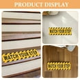 thumbnail image 3 of FRCOLOR Watch Your Step Floor Stickers Anti Slip Warning Decals Black Yellow Anti Slip Tape For Workplace Safety Wet Floor Caution, 3 of 8