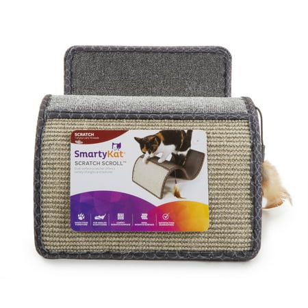 SmartyKat® Scratch Scroll™ Curred Cat Scratcher, Color May Vary