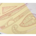 thumbnail image 6 of Necvior French Curved Ruler Craft Sewing Tool Multifunction Measure Ruler Clear Scale, 6 of 12