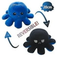 thumbnail image 1 of Reversible Octopus Plush Toys Black And Gray 20cm, Show Your Mood Without Saying A Word!, 1 of 5