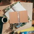 thumbnail image 2 of MasteelfCA Kraft Paper Binder Refillable Notebook Cover Loose-leaf Notebook Shell Students Binder Shell (A6), 2 of 9