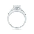 thumbnail image 2 of 3ct Diamond Engagement Wedding Ring Set 14K White Gold, 2 of 4