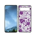 thumbnail image 1 of Compatible with Google Pixel 6(2021) Phone Case, Purple-Floral-4 Case Men Women, Flexible Silicone Shockproof Case for Google Pixel 6(2021), 1 of 1