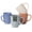 Multicolour, variant on ALOFMO 16oz Ceramic Coffee Mugs Set of 4, Ribbed Coffee Cups with Handles, Multicolour Tea Cappuccino Latte Cups, Microwave & Dishwasher Safe for Home Office