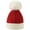 Red, variant on Odeerbi Baby Boys Girls Beanie Infant Toddler Knitted Hats 2025 New Christmas Kids Winter Gradient Hat Warm Thick Ski Cap With Fluff Ball